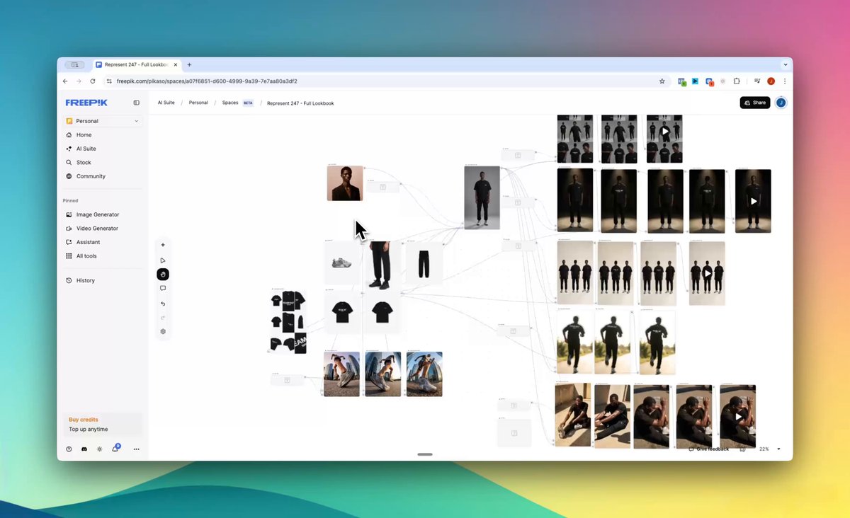 freepik + nano banana pro + kling01 is basically a full creative studio now
