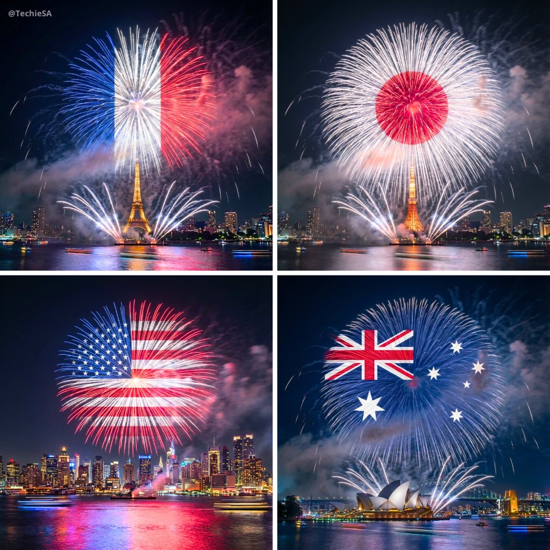 Country Firework by NANO BANANA PRO on @DomoAI_ 🎆🍌 Share a version with your c