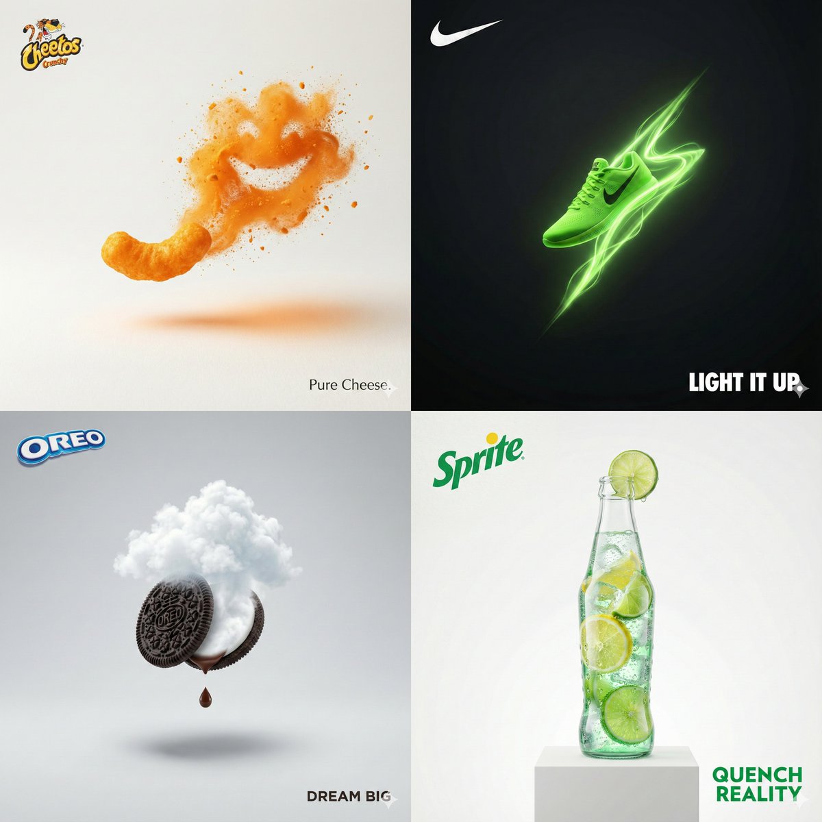 Nano-Banana-pro Prompt: One-Word Brand Magic Drop ONE brand or product name and