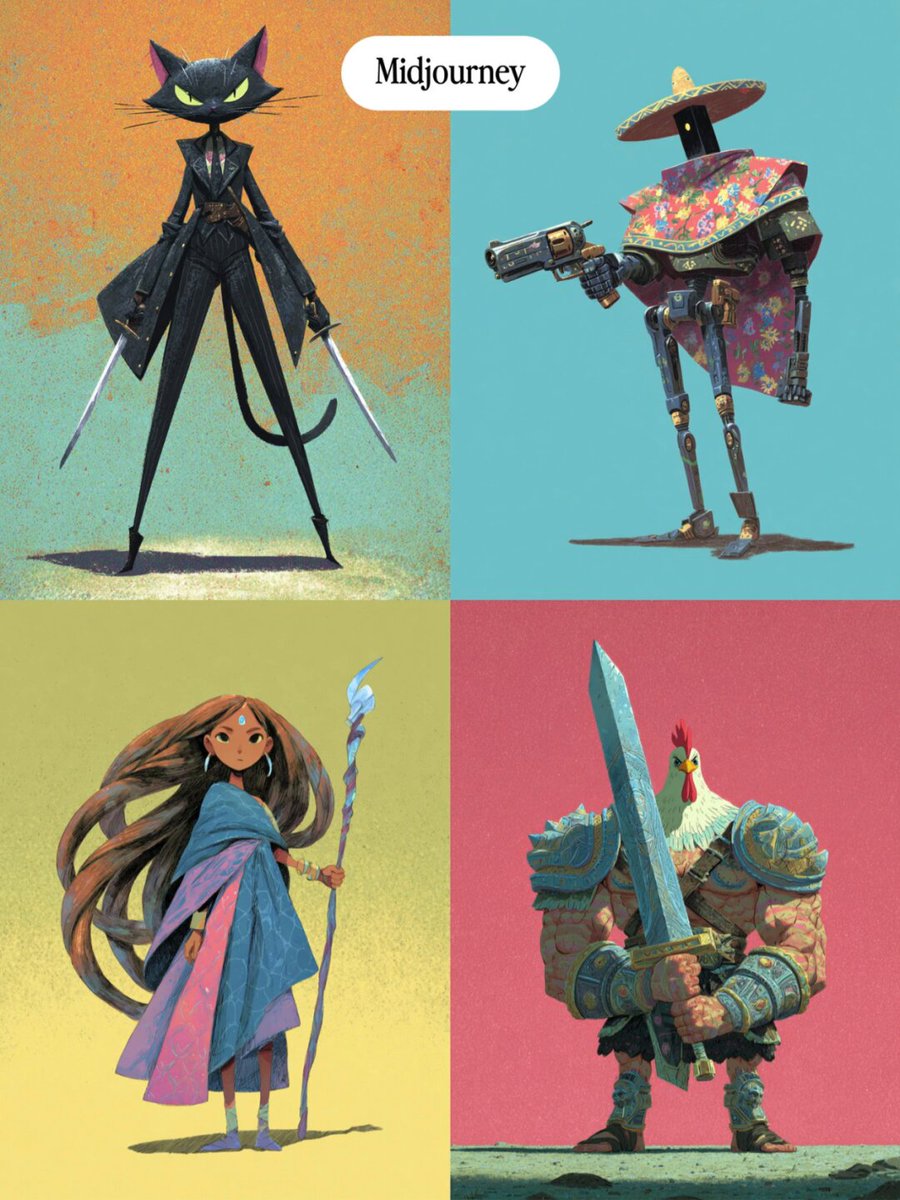 Characters creation with MJ and NBP. Choose your fighter!